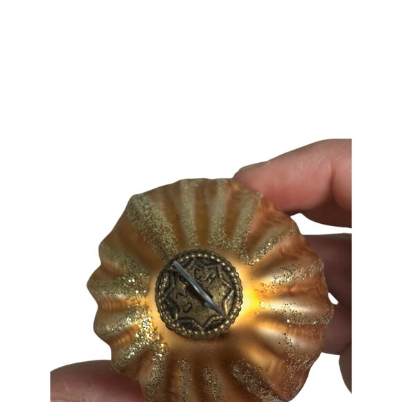 Vintage Blown Glass Glitter Christmas Ornaments Czech Lot of 4 - Picture 12 of 13